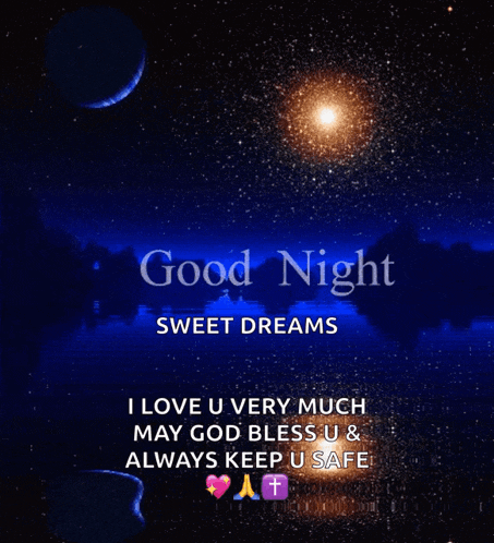 a poster that says good night sweet dreams on it