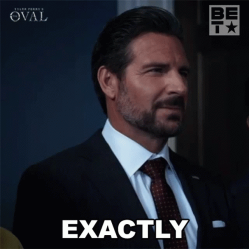 Exactly Hunter Franklin GIF - Exactly Hunter Franklin The Oval GIFs
