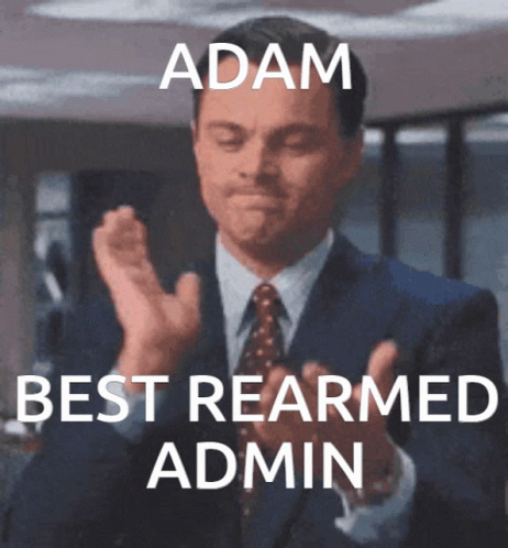 Rearmed Adam GIF - Rearmed Adam Admin GIFs