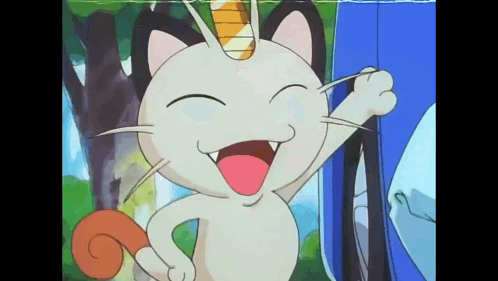 Anime Retro GIF - Anime Retro Meowth GIFs