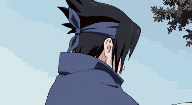 a close up of a person 's ear with a blue headband