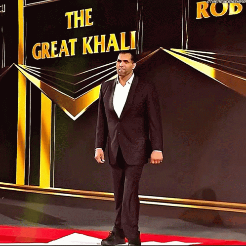 The Great Khali Wwe GIF - The Great Khali Wwe Hall Of Fame GIFs