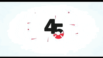 a logo for teleton 45 le agradece a chile