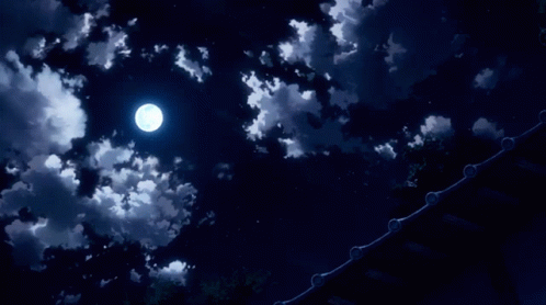 Moon Anime GIF - Moon Anime Scenery GIFs