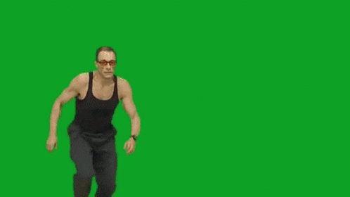 Explosion Jean Claude Van Damme GIF - Explosion Jean Claude Van Damme Green Screen GIFs
