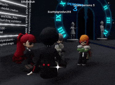a screenshot of a video game that says persona 5 on the bottom