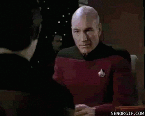 Picard Star Trek GIF - Picard Star Trek Damn GIFs