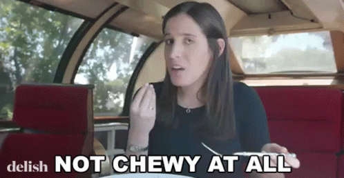 Not Chewy At All Tender GIF - Not Chewy At All Tender Good GIFs