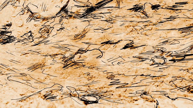 a bunch of drawings on a piece of paper one of which says ' e ' on it