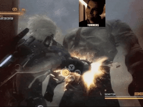 a screenshot of a video game with a picture of yummers on the bottom