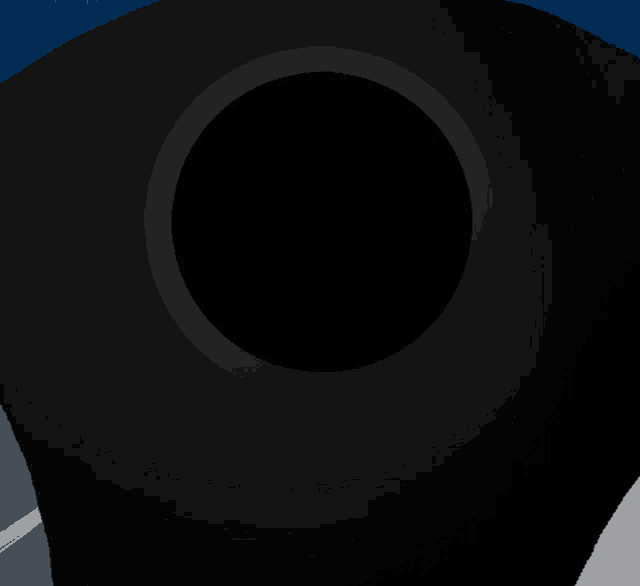 a steering wheel with a blue triangle that says better not tell you now