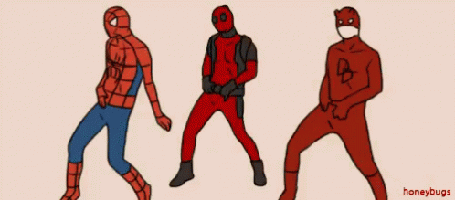 Deadpool Spiderman GIF - Deadpool Spiderman Daredevil GIFs