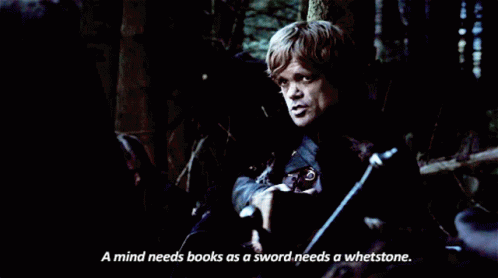 Tyrion Lannister GIF - Tyrion Lannister Books GIFs