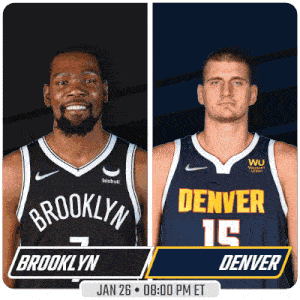 Brooklyn Nets Vs. Denver Nuggets Pre Game GIF - Nba Basketball Nba 2021 GIFs