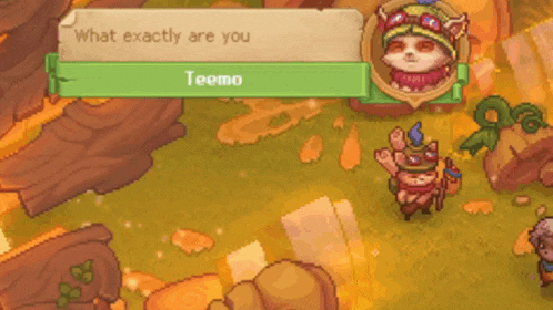 a video game character says what exactly are you