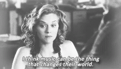 Music Can Change The World One Tree Hill GIF - Music Can Change The World One Tree Hill Peyton Sawyer GIFs