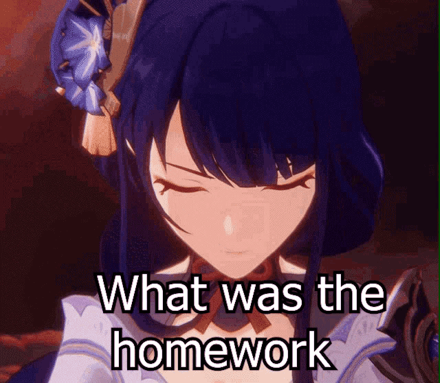 What Was The Homework Raiden Shogun GIF - What Was The Homework Raiden Shogun Genshin GIFs