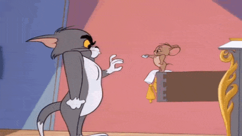 Tom And Jerry Duel Personality GIF - Tom And Jerry Duel Personality Tom Cat GIFs