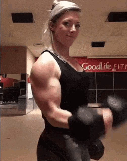 Rachel Pump Muscle GIF - Rachel Pump Muscle Biceps GIFs