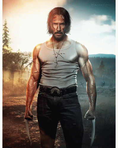 Keanu Reeves Wolverine GIF - Keanu Reeves Wolverine GIFs