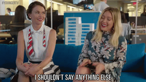 I Shouldn'T Say Anything Else GIF - Sutton Foster Liza Miller Lips Are Sealed GIFs