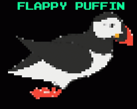 Flappy Puffin Game GIF - Flappy Puffin Game Pixelbrain GIFs