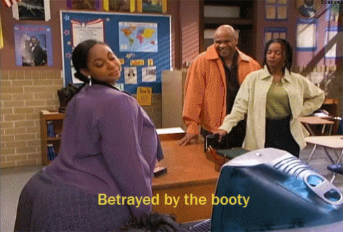 Betrayed By The Booty GIF - Ravensymone Thatssoraven Booty GIFs