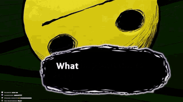a cartoon drawing of a yellow smiley face with the words " what happened ... to "