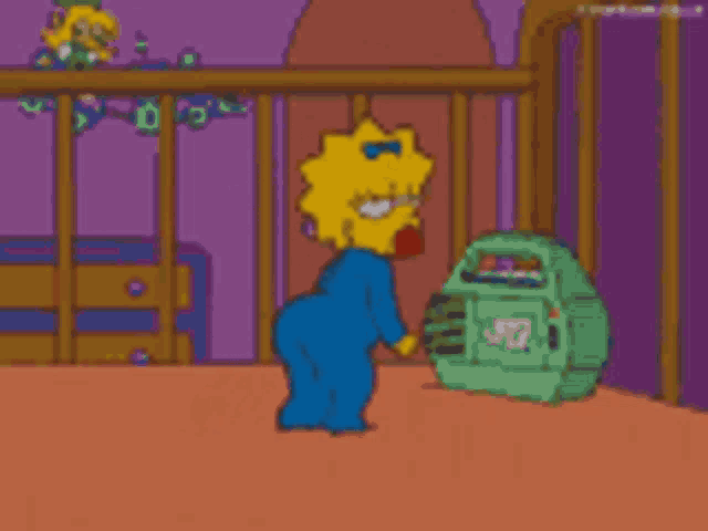 The Simpsons Maggie Simpson GIF - The Simpsons Maggie Simpson Baby GIFs