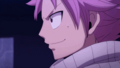 a close up of a person with pink hair
