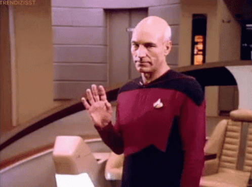 Bye Star Trek GIF - Bye Star Trek Captain Picard GIFs