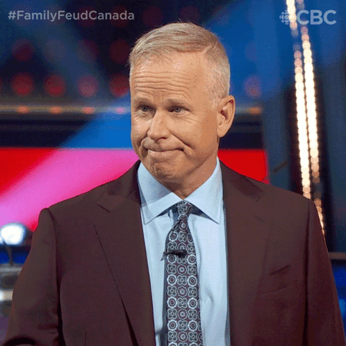 Shaking Head Gerry Dee GIF - Shaking Head Gerry Dee Family Feud Canada GIFs