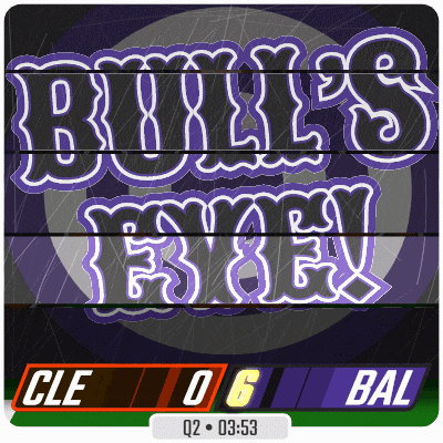 a scoreboard shows the score of a game between the bulls and the cle