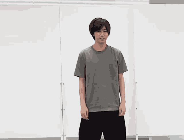 Snow Man Abe GIF