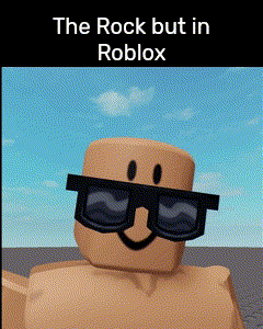 The Rock But In Roblox GIF - The Rock But In Roblox GIFs