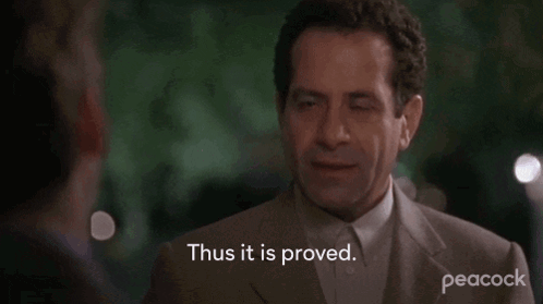 Thus It Is Proved Adrian Monk GIF - Thus It Is Proved Adrian Monk Tony Shalhoub GIFs