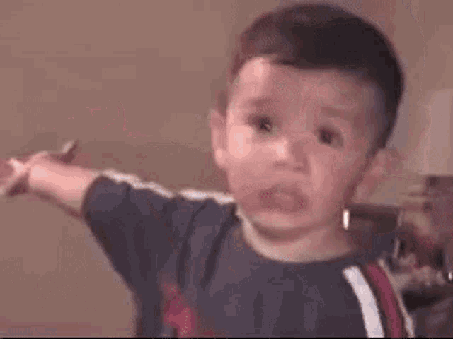 Not Funny Kid GIF