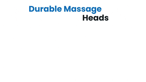 a black renpho massage gun with a button on the side