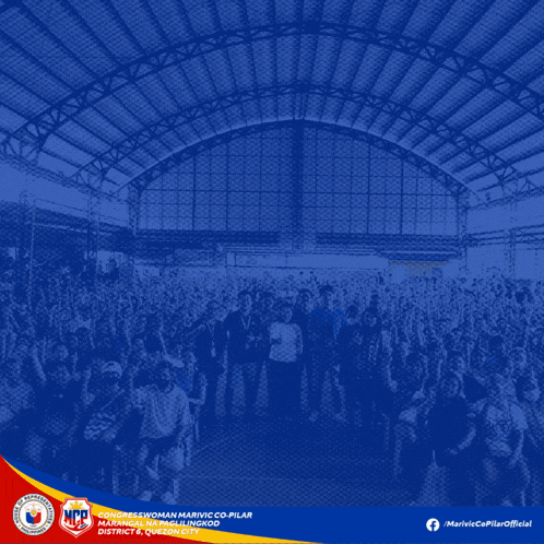 a congratulations ka- sais poster with a crowd of people