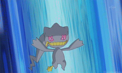 a cartoon character with a lightning bolt on it 's tail