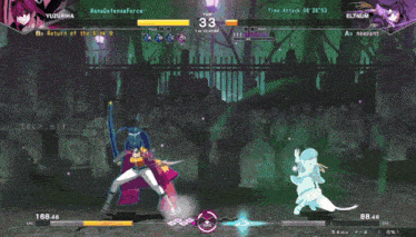 a screenshot of a video game with the number 33 on the top left