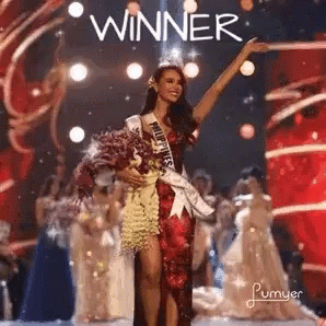 Winner Ms Philippines GIF - Winner Ms Philippines Miss Universe GIFs