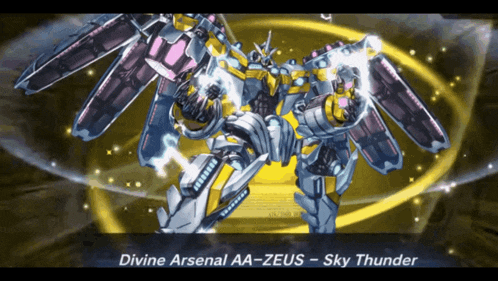 divine arsenal aa-zeus - sky thunder is the name of the robot