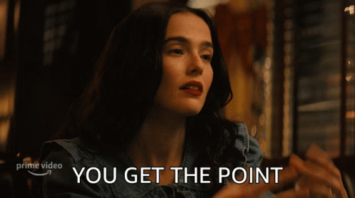 You Get The Point Zoey Deutch GIF - You Get The Point Zoey Deutch Something From Tiffanys GIFs