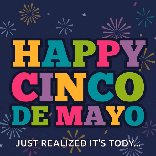 a poster that says happy cinco de mayo