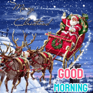 Merry Christmas Good Morning GIF - Merry Christmas Good Morning GIFs