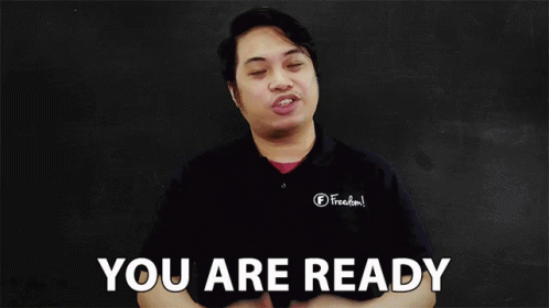 You Are Ready Ready GIF - You Are Ready Ready Ready To Go GIFs