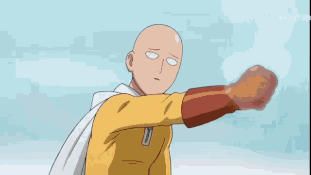 a cartoon character is standing in the dirt and says " not again "