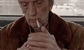 Harry Dean Stanton Smoking GIF - Harry Dean Stanton Smoking Smoke GIFs