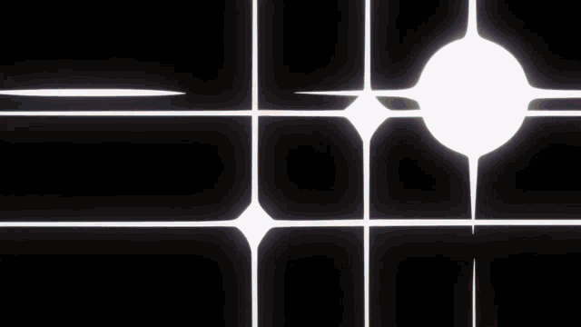 a black and white background with a white circle in the middle of it